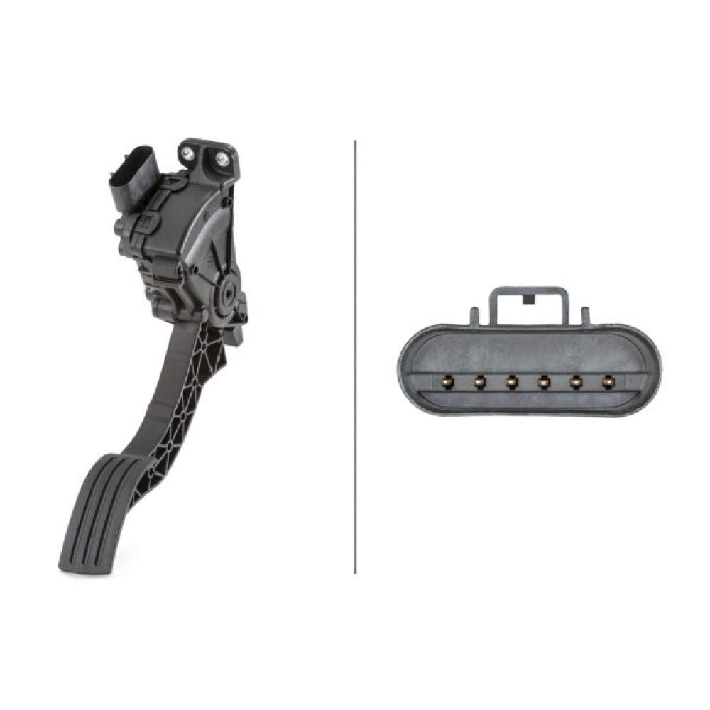 HELLA 6PV 010 946-161 Sensor, Fahrpedalstellung - für Rechtslenker - 6-polig - Schaltgetriebe HELLA 6PV 010 946-161 Sensor, Fahrpedalstellung - für Rechtslenker - 6-polig - Schaltgetriebe von Hella