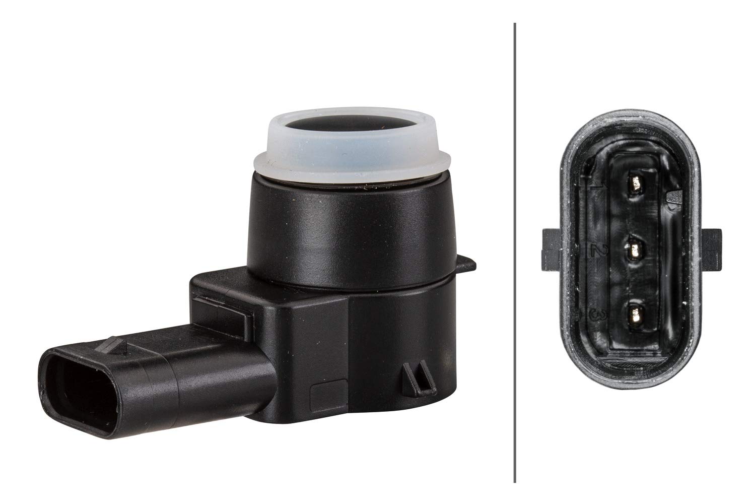 HELLA 6PX 358 141-011 Sensor, Einparkhilfe - 4-polig - gesteckt - lackierbar - mit Befestigungsring HELLA 6PX 358 141-011 Sensor, Einparkhilfe - 4-polig - gesteckt - lackierbar - mit Befestigungsring von Hella