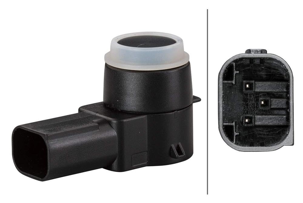 HELLA 6PX 358 141-051 Sensor, Einparkhilfe - gewinkelt - 3-polig - gesteckt - lackierbar - mit Befestigungsring HELLA 6PX 358 141-051 Sensor, Einparkhilfe - gewinkelt - 3-polig - gesteckt - lackierbar - mit Befestigungsring von Hella