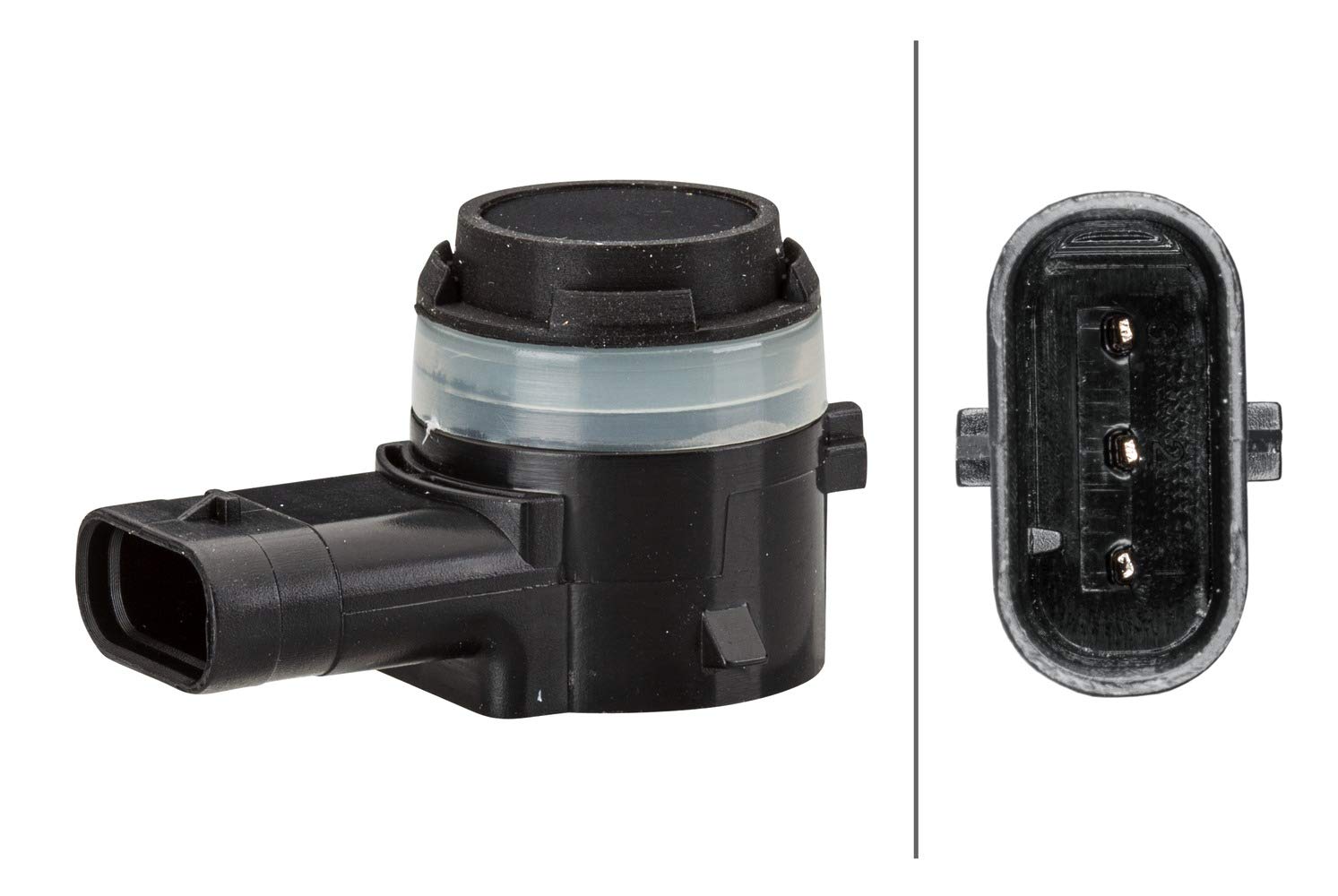HELLA 6PX 358 141-081 Sensor, Einparkhilfe - gewinkelt - 3-polig - gesteckt - lackierbar - mit Befestigungsring HELLA 6PX 358 141-081 Sensor, Einparkhilfe - gewinkelt - 3-polig - gesteckt - lackierbar - mit Befestigungsring von Hella