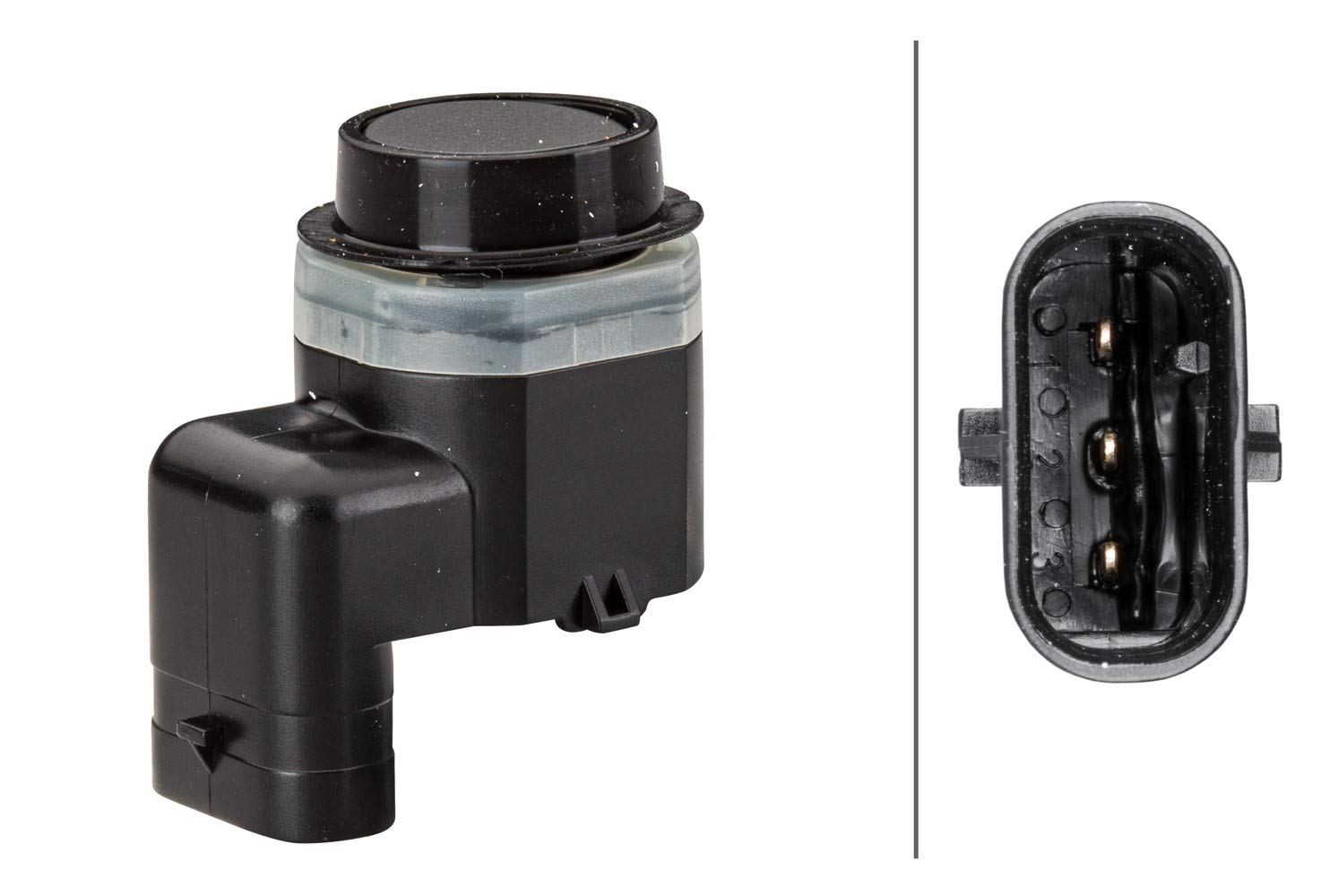 HELLA 6PX 358 141-101 Sensor, Einparkhilfe - gewinkelt - 3-polig - gesteckt - lackierbar - mit Befestigungsring HELLA 6PX 358 141-101 Sensor, Einparkhilfe - gewinkelt - 3-polig - gesteckt - lackierbar - mit Befestigungsring von Hella