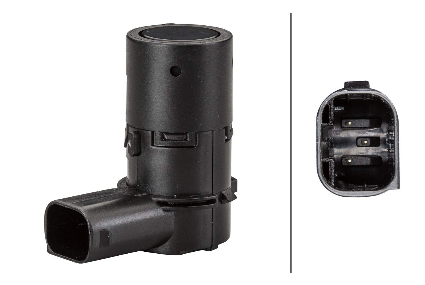 HELLA 6PX 358 141-111 Sensor, Einparkhilfe - gewinkelt - 3-polig - gesteckt - lackierbar - mit Befestigungsring HELLA 6PX 358 141-111 Sensor, Einparkhilfe - gewinkelt - 3-polig - gesteckt - lackierbar - mit Befestigungsring von Hella