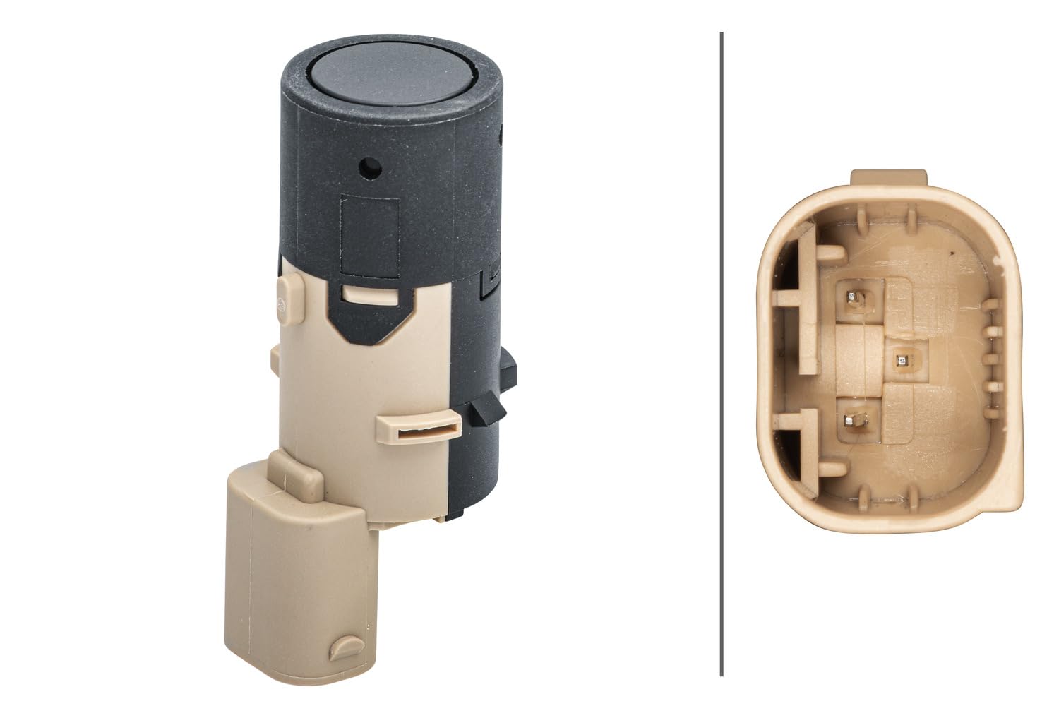 HELLA 6PX 358 141-581 Sensor, Einparkhilfe - gerade - 3-polig - gesteckt - lackierbar HELLA 6PX 358 141-581 Sensor, Einparkhilfe - gerade - 3-polig - gesteckt - lackierbar von Hella