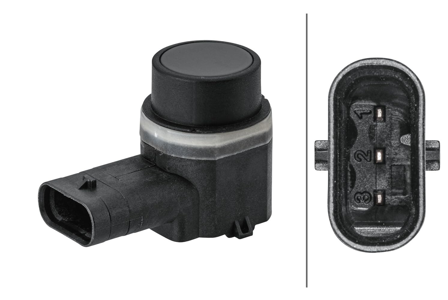 HELLA 6PX 358 141-771 Sensor, Einparkhilfe - 3-polig - gesteckt - überlackierbar - mit Befestigungsring, keine HELLA 6PX 358 141-771 Sensor, Einparkhilfe - 3-polig - gesteckt - überlackierbar - mit Befestigungsring, keine von Hella