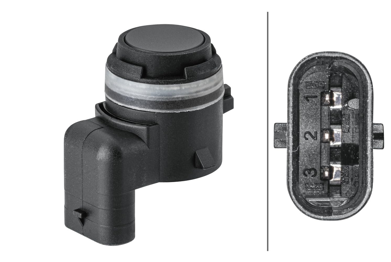 HELLA 6PX 358 141-781 Sensor, Einparkhilfe - 3-polig - gesteckt - überlackierbar - mit Befestigungsring HELLA 6PX 358 141-781 Sensor, Einparkhilfe - 3-polig - gesteckt - überlackierbar - mit Befestigungsring von Hella