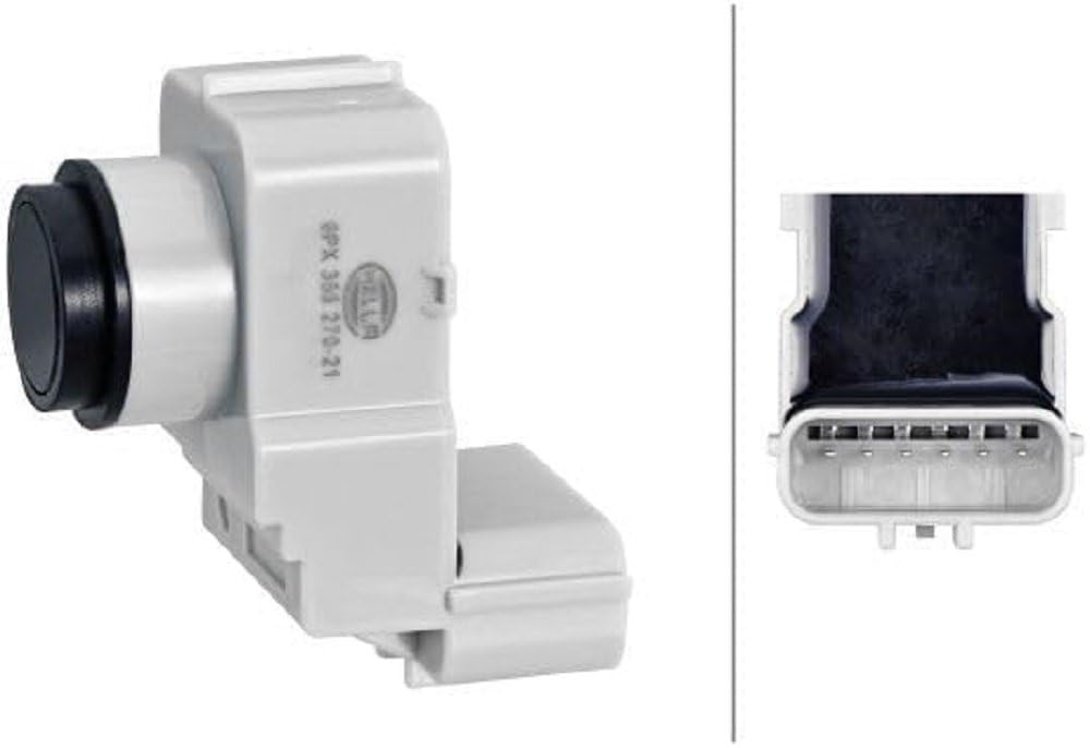 HELLA 6PX 358 270-211 Sensor, Einparkhilfe - viereckig - 6-polig - gesteckt - lackierbar HELLA 6PX 358 270-211 Sensor, Einparkhilfe - viereckig - 6-polig - gesteckt - lackierbar von Hella