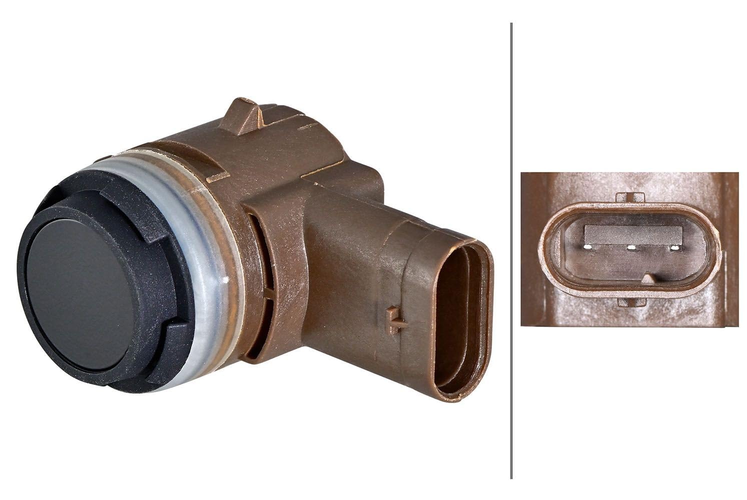 HELLA 6PX 358 270-401 Sensor, Einparkhilfe - 3-polig - Anbau - lackierbar HELLA 6PX 358 270-401 Sensor, Einparkhilfe - 3-polig - Anbau - lackierbar von Hella