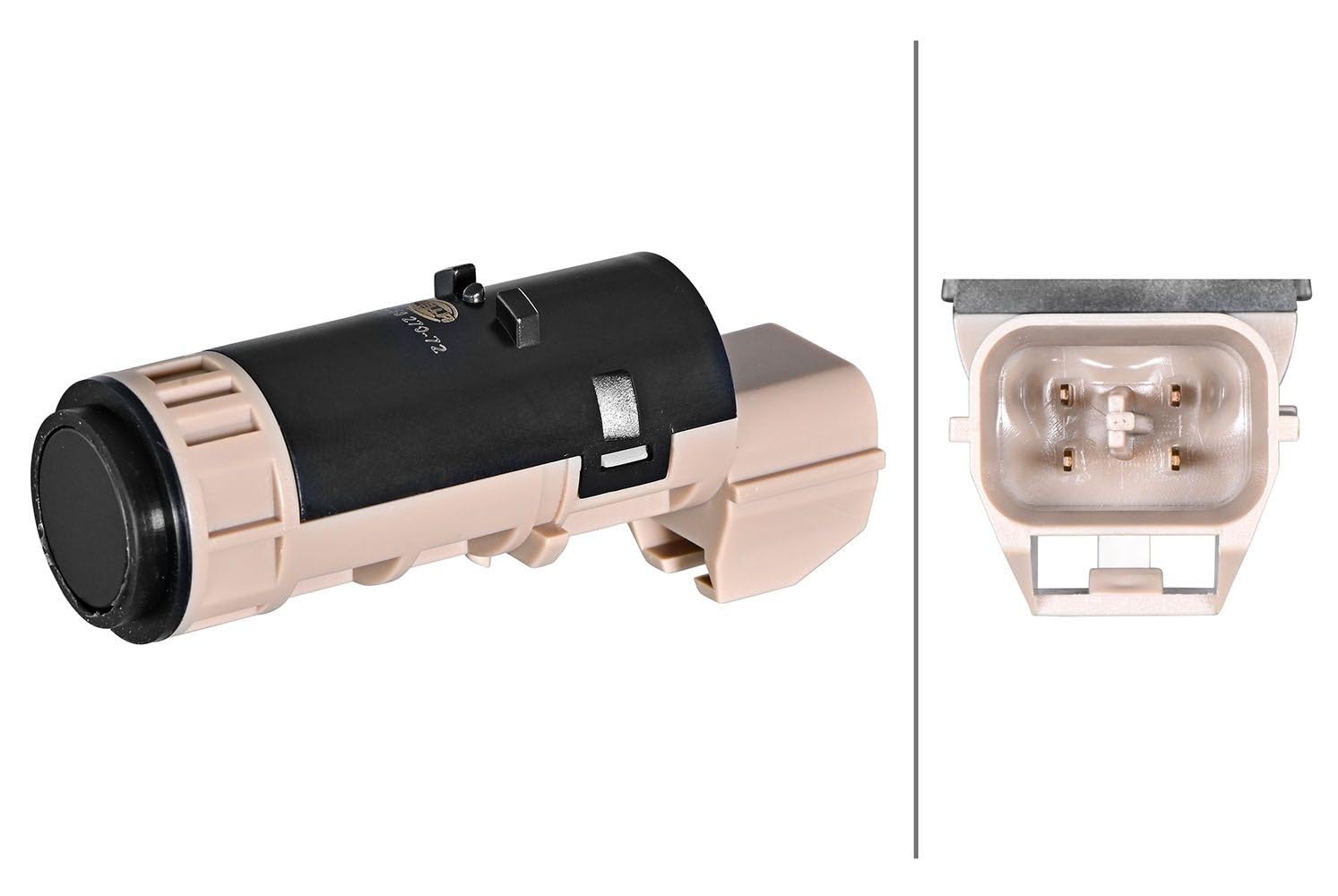 HELLA 6PX 358 270-721 Sensor, Einparkhilfe - 4-polig - Anbau - lackierbar HELLA 6PX 358 270-721 Sensor, Einparkhilfe - 4-polig - Anbau - lackierbar von Hella
