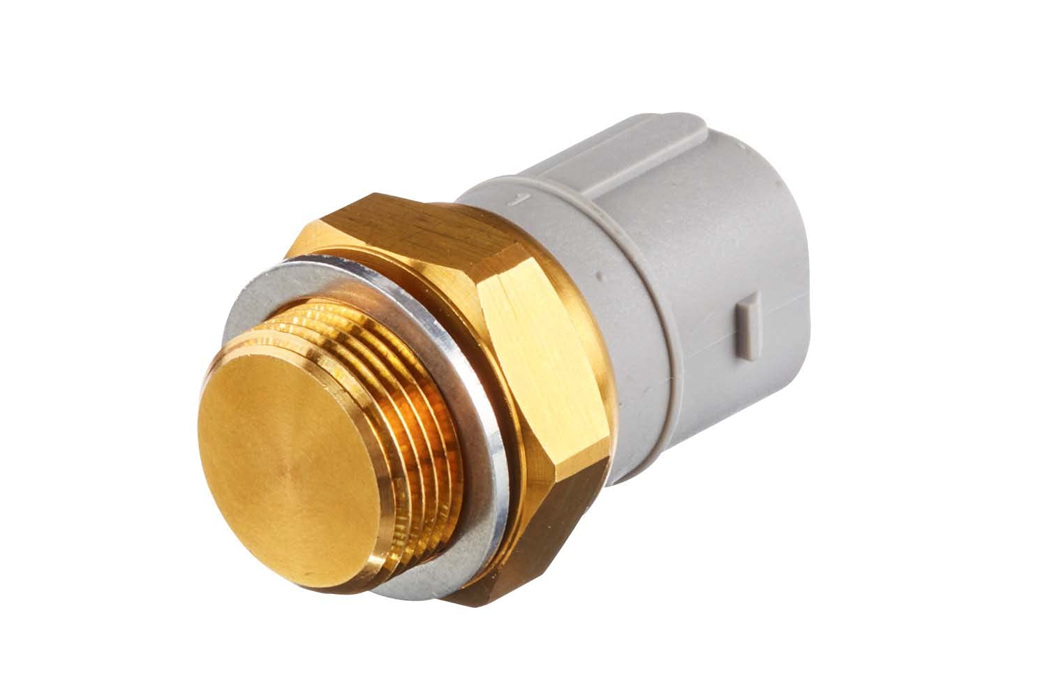 HELLA 6ZT 007 837-071 Temperaturschalter, Kühlerlüfter - 12V - 3-polig - Flachstecker - geschraubt - Doppelausgang/Schließer - Farbe: grau HELLA 6ZT 007 837-071 Temperaturschalter, Kühlerlüfter - 12V - 3-polig - Flachstecker - geschraubt - Doppelausgang/Schließer - Farbe: grau von Hella