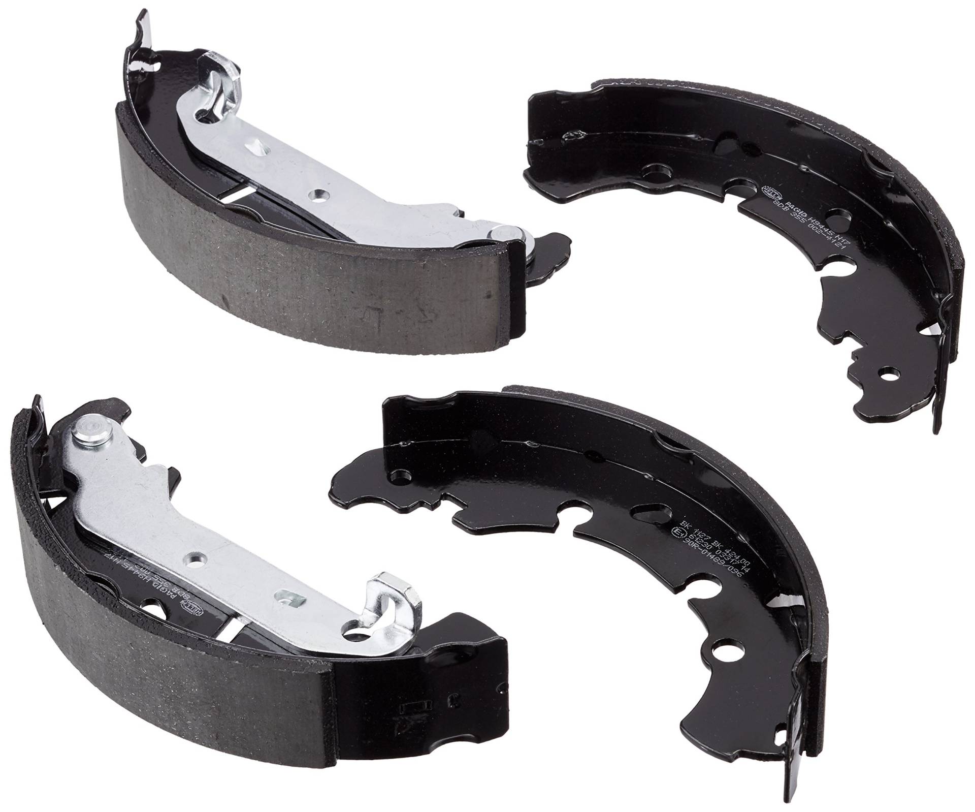 HELLA 8DB 355 002-411 Bremsbackensatz - H9445 - Bremssystem: Lockheed - für u.a. FORD / MAZDA von Hella