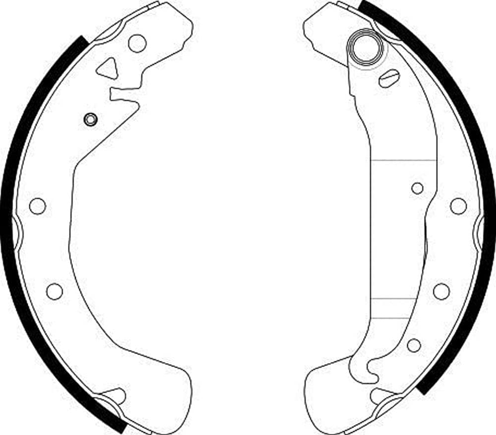 HELLA 8DB 355 003-011 Bremsbackensatz - H9905 - für u.a. TOYOTA HELLA 8DB 355 003-011 Bremsbackensatz - H9905 - für u.a. TOYOTA von Hella