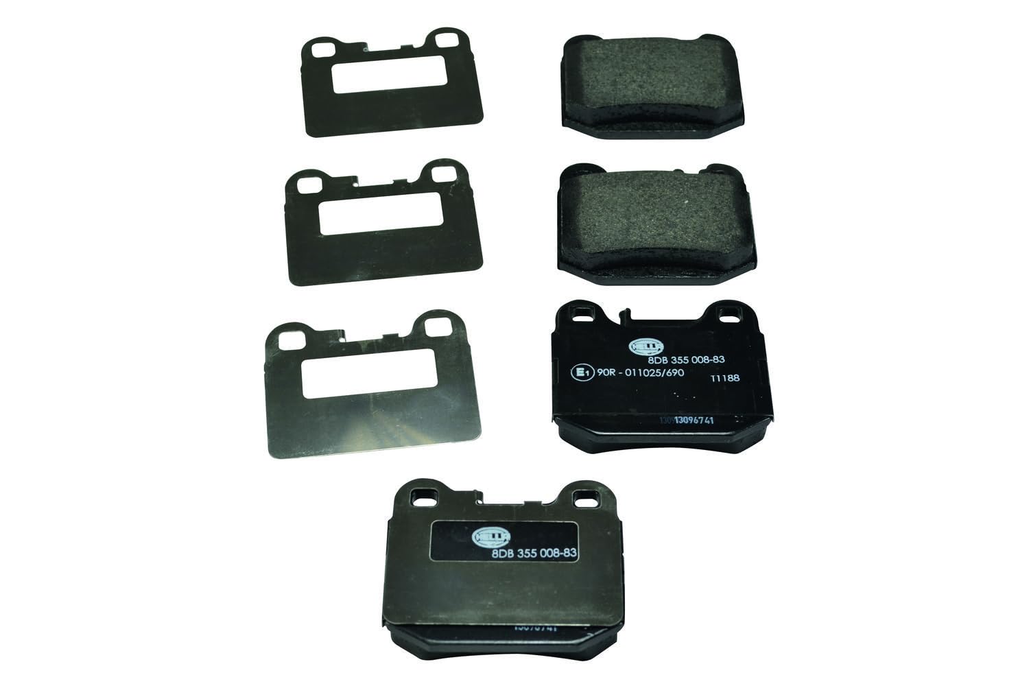 HELLA Bremsbeläge hinten - für Verschleißwarnanzeiger vorbereitet - vier Bremsbeläge pro Set - T1188 - für u.a. MASERATI / MERCEDES-BENZ - 8DB 355 008-831 HELLA Bremsbeläge hinten - für Verschleißwarnanzeiger vorbereitet - vier Bremsbeläge pro Set - T1188 - für u.a. MASERATI / MERCEDES-BENZ - 8DB 355 008-831 von Hella