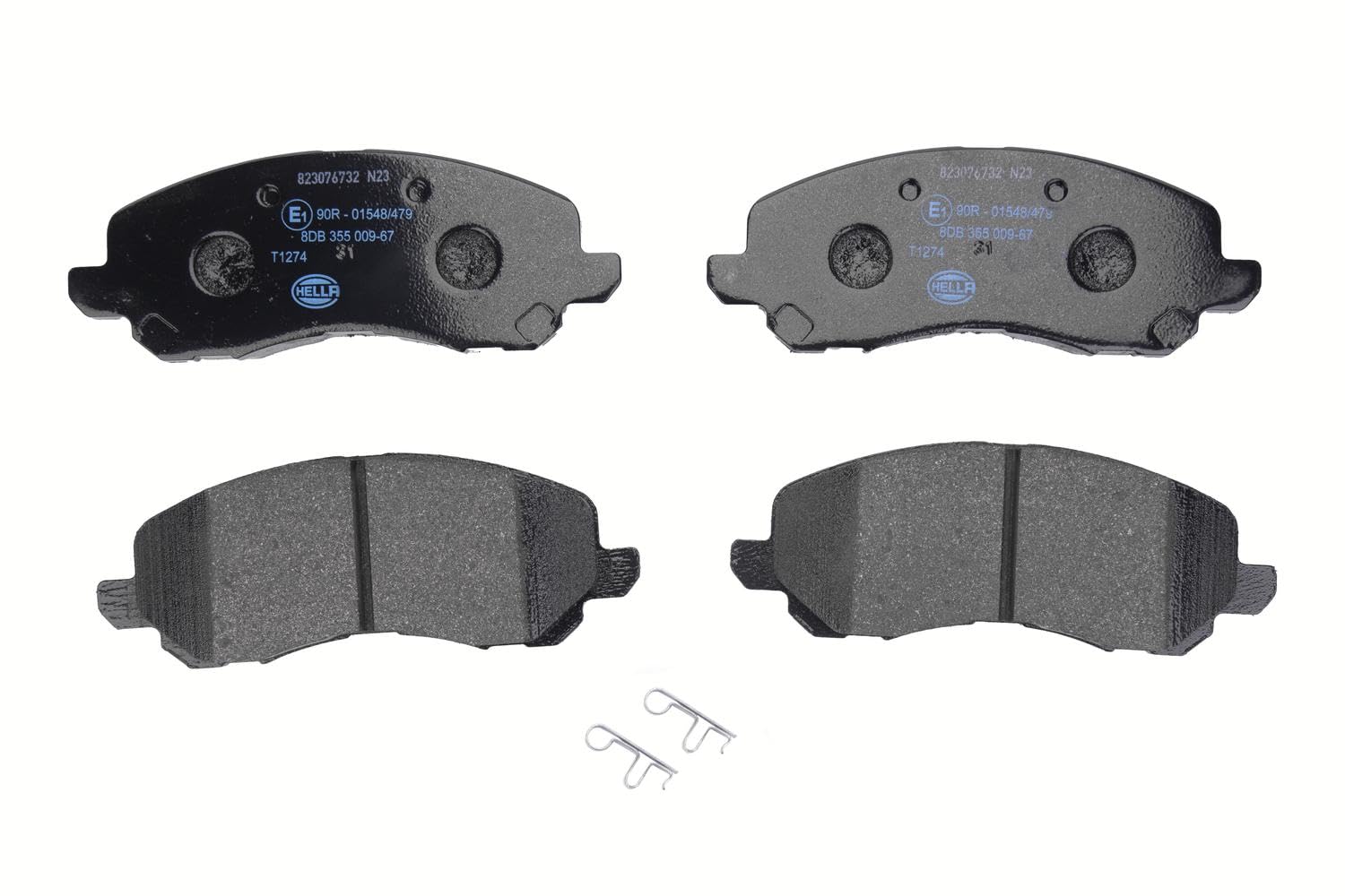HELLA Bremsbeläge vorne - mit akustischer Verschleißwarnung - vier Bremsbeläge pro Set - T1274 - für u.a. CHRYSLER / CITROEN / DODGE / MITSUBISHI - 8DB 355 009-671 HELLA Bremsbeläge vorne - mit akustischer Verschleißwarnung - vier Bremsbeläge pro Set - T1274 - für u.a. CHRYSLER / CITROEN / DODGE / MITSUBISHI - 8DB 355 009-671 von Hella