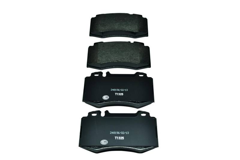 HELLA Bremsbeläge vorne - für Verschleißwarnanzeiger vorbereitet - vier Bremsbeläge pro Set - T1325 - für u.a. MERCEDES-BENZ - 8DB 355 010-171 von Hella