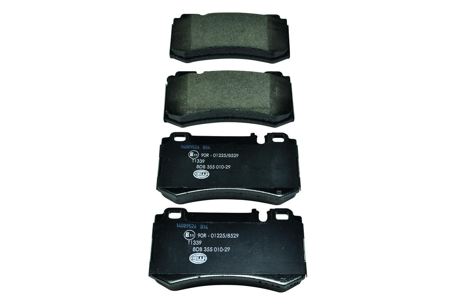 HELLA Bremsbeläge hinten - für Verschleißwarnanzeiger vorbereitet - vier Bremsbeläge pro Set - T1339 - für u.a. BRABUS / MERCEDES-BENZ - 8DB 355 010-291 HELLA Bremsbeläge hinten - für Verschleißwarnanzeiger vorbereitet - vier Bremsbeläge pro Set - T1339 - für u.a. BRABUS / MERCEDES-BENZ - 8DB 355 010-291 von Hella