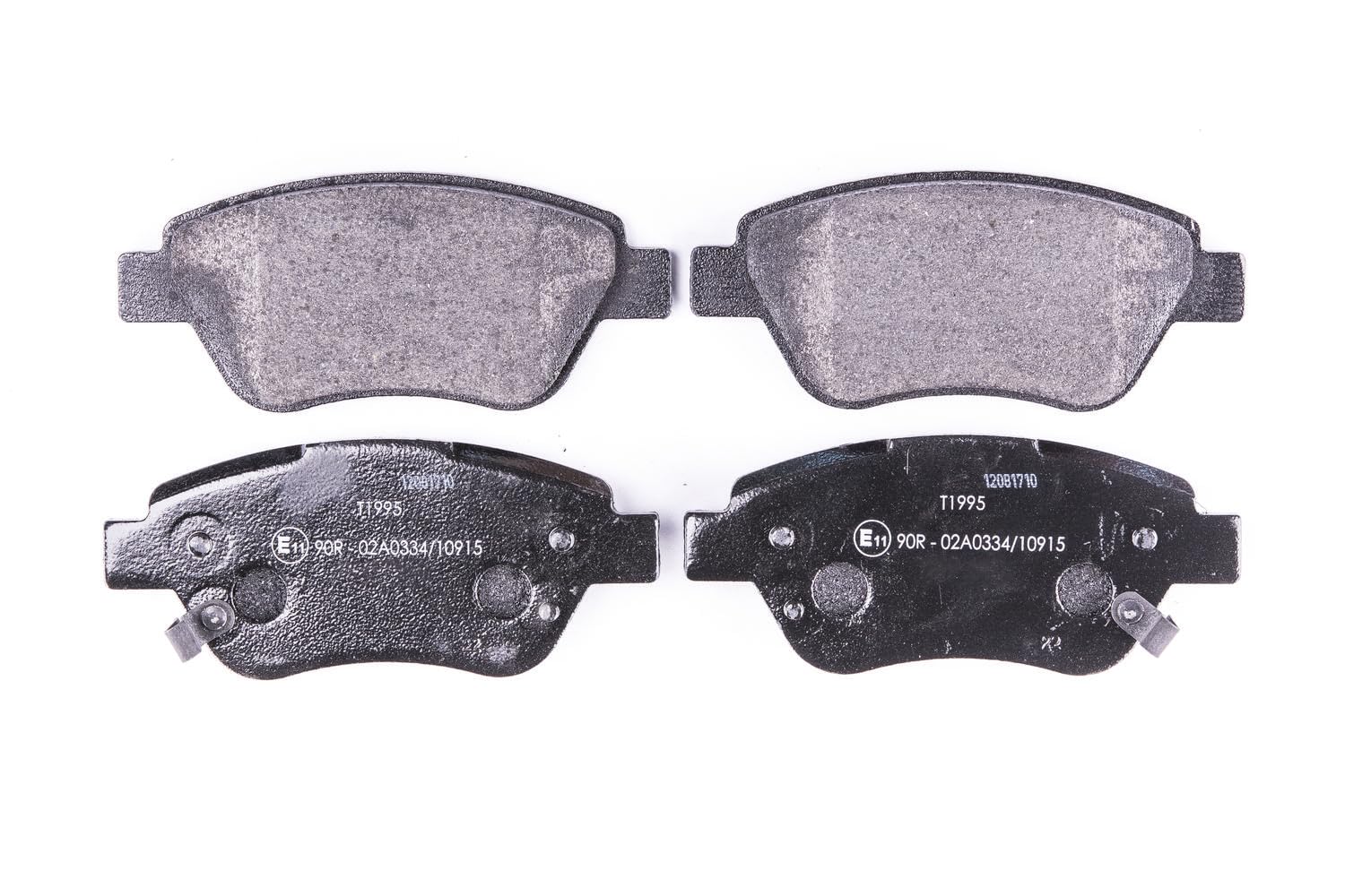 HELLA Bremsbeläge vorne - mit akustischer Verschleißwarnung - vier Bremsbeläge pro Set - T1995 - für u.a. PROTON - 8DB 355 015-441 HELLA Bremsbeläge vorne - mit akustischer Verschleißwarnung - vier Bremsbeläge pro Set - T1995 - für u.a. PROTON - 8DB 355 015-441 von Hella