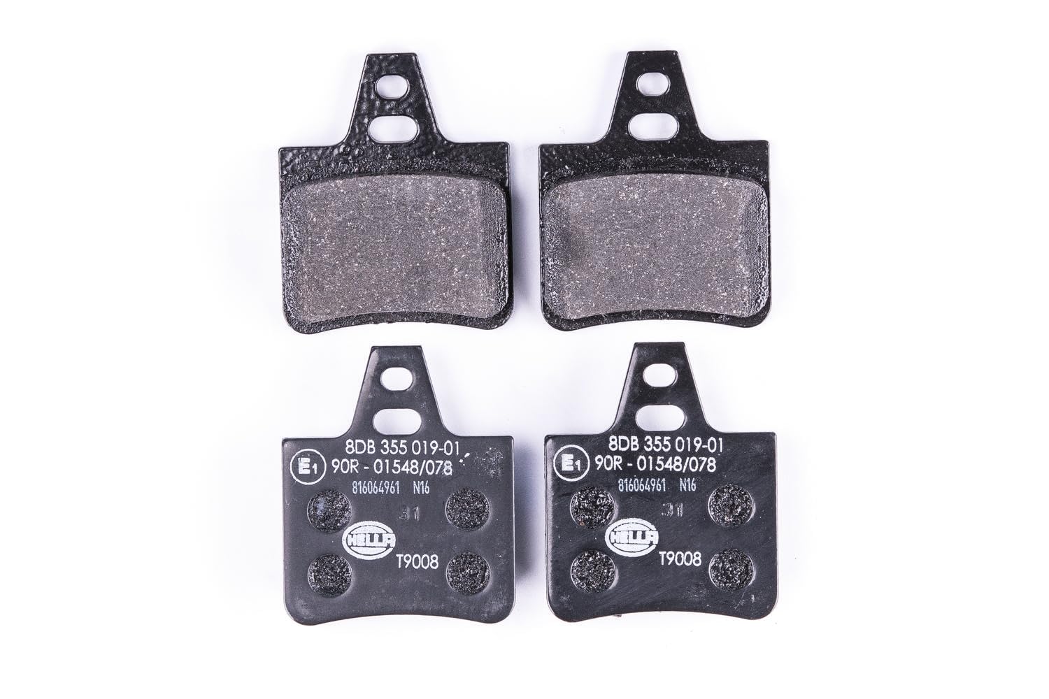 HELLA PAGID 8DB 355 019-011 Bremsbelagsatz - T9008 - Dicke/Stärke: 15.4mm - Bremssystem: Citroën - nicht für Verschleißwarnanzeiger vorbereitet - für u.a. CITROEN HELLA PAGID 8DB 355 019-011 Bremsbelagsatz - T9008 - Dicke/Stärke: 15.4mm - Bremssystem: Citroën - nicht für Verschleißwarnanzeiger vorbereitet - für u.a. CITROEN von Hella