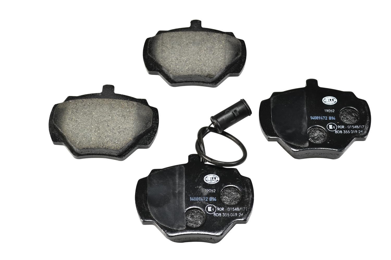 HELLA Bremsbeläge hinten - mit Warnkontakt - vier Bremsbeläge pro Set - T9052 - für u.a. LAND ROVER - 8DB 355 019-241 HELLA Bremsbeläge hinten - mit Warnkontakt - vier Bremsbeläge pro Set - T9052 - für u.a. LAND ROVER - 8DB 355 019-241 von Hella