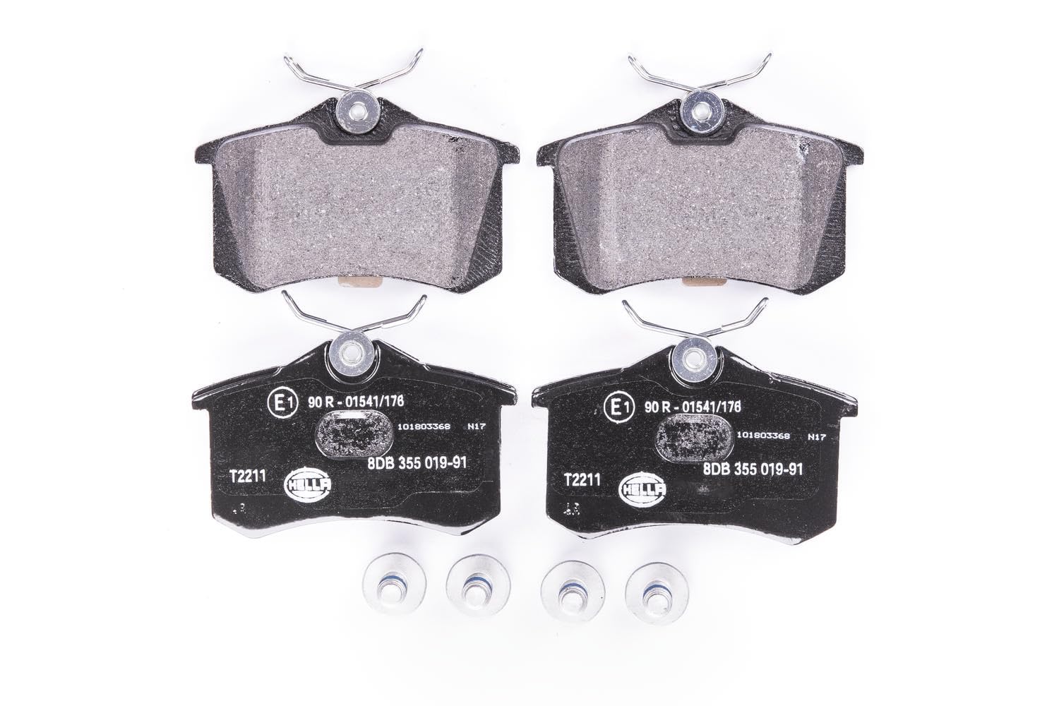 HELLA Bremsbeläge hinten - nicht für Verschleißwarnanzeiger vorbereitet - vier Bremsbeläge pro Set - T2211 - für u.a. CITROEN / NISSAN / OPEL / PEUGEOT - 8DB 355 019-911 HELLA Bremsbeläge hinten - nicht für Verschleißwarnanzeiger vorbereitet - vier Bremsbeläge pro Set - T2211 - für u.a. CITROEN / NISSAN / OPEL / PEUGEOT - 8DB 355 019-911 von Hella
