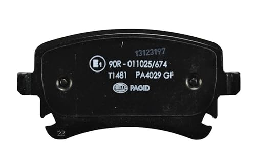 HELLA 8DB 355 037-681 Bremsbeläge - mit akustischer Verschleißwarnung - T2665 - für u.a. CITROEN/FIAT/OPEL/PEUGEOT/TOYOTA HELLA 8DB 355 037-681 Bremsbeläge - mit akustischer Verschleißwarnung - T2665 - für u.a. CITROEN/FIAT/OPEL/PEUGEOT/TOYOTA von Hella
