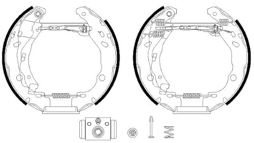 HELLA 8DB 355 038-121 Bremsbackensatz - R1385 - Bremssystem: Bosch - für u.a. DACIA/RENAULT HELLA 8DB 355 038-121 Bremsbackensatz - R1385 - Bremssystem: Bosch - für u.a. DACIA/RENAULT von Hella