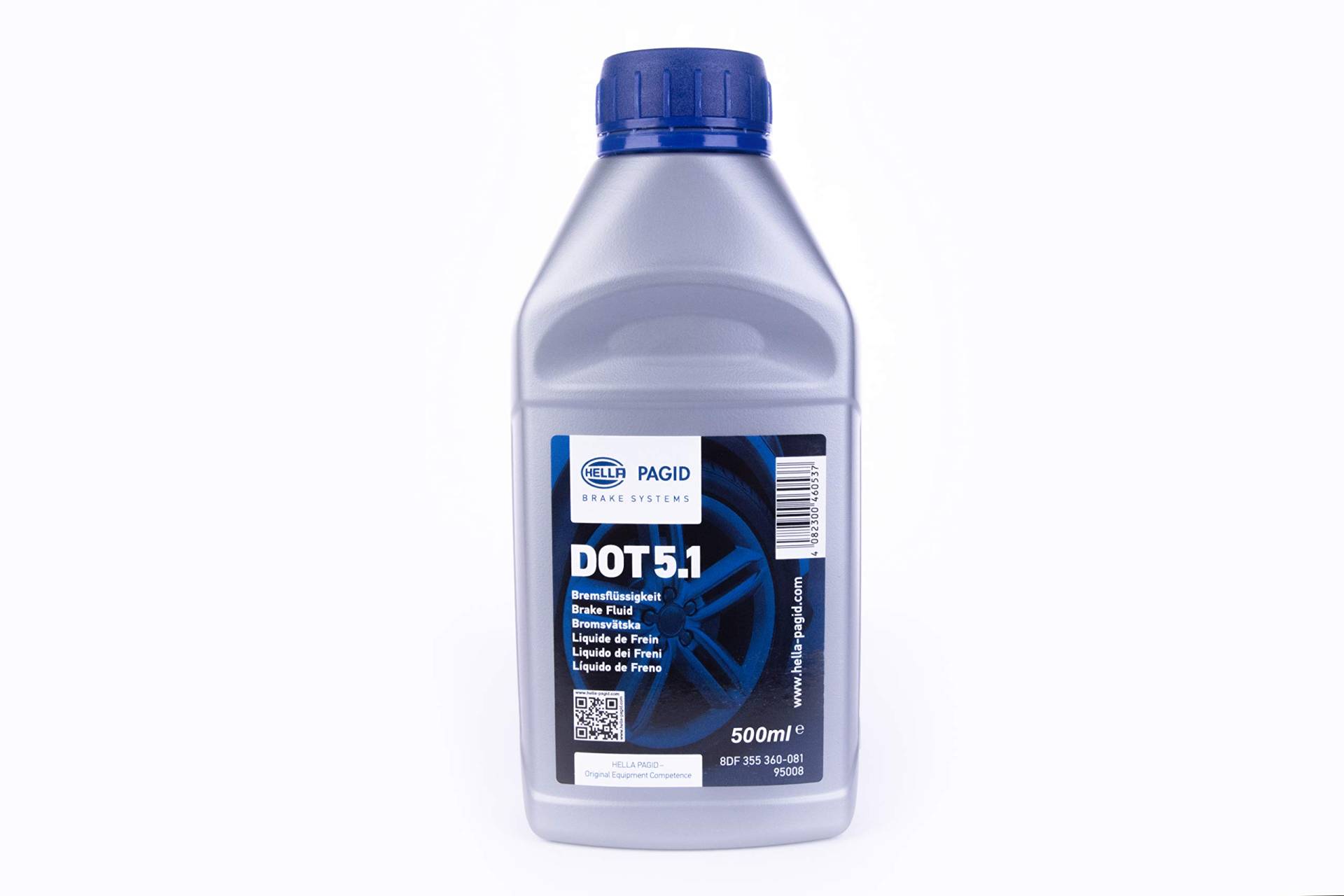 HELLA 8DF 355 360-081 Bremsflüssigkeit 95008 - DOT 5.1 - Flasche - 0.5L HELLA 8DF 355 360-081 Bremsflüssigkeit 95008 - DOT 5.1 - Flasche - 0.5L von Hella