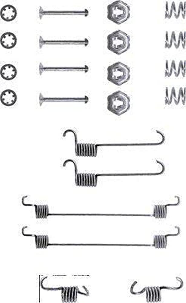 HELLA 8DZ 355 200-061 Zubehörsatz, Bremsbacken - X0039 - Bremssystem: Bendix - für u.a. CITROEN / MEGA / PEUGEOT von Hella