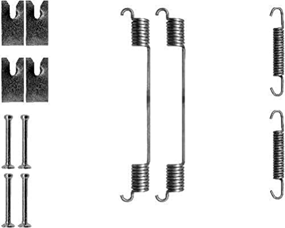 HELLA PAGID 8DZ 355 200-651 Zubehörsatz, Bremsbacken - X0120 - Bremssystem: Lockheed - für u.a. CITROEN / DODGE / FIAT / FORD / PEUGEOT von Hella