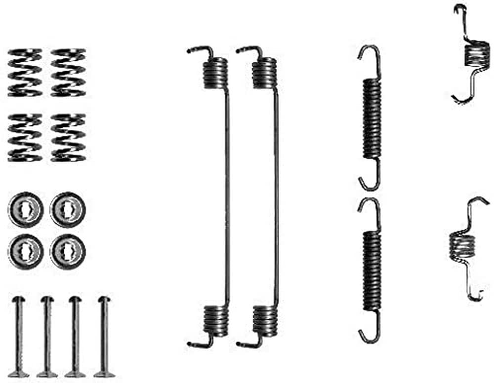 HELLA 8DZ 355 200-671 Zubehörsatz, Bremsbacken - X0123 - Bremssystem: Bosch - für u.a. DACIA / LANCIA / NISSAN / RENAULT HELLA 8DZ 355 200-671 Zubehörsatz, Bremsbacken - X0123 - Bremssystem: Bosch - für u.a. DACIA / LANCIA / NISSAN / RENAULT von Hella