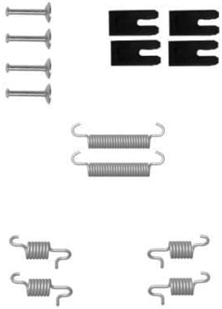 HELLA PAGID 8DZ 355 201-891 Zubehörsatz, Feststellbremsbacken - X0177 - Bremssystem: TRW - für u.a. RENAULT / TOYOTA von Hella