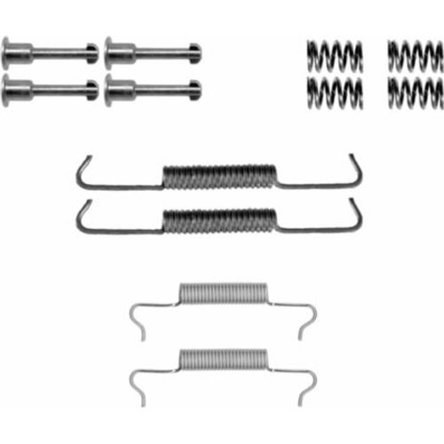 HELLA PAGID 8DZ 355 201-981 Zubehörsatz, Feststellbremsbacken - X0186 - Bremssystem: ATE - für u.a. MG / ROVER von Hella