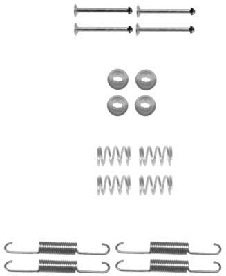 HELLA PAGID 8DZ 355 201-991 Zubehörsatz, Feststellbremsbacken - X0187 - Bremssystem: Sumitomo - für u.a. HYUNDAI / KIA von Hella