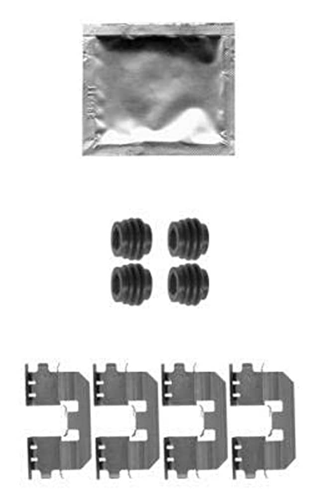 HELLA 8DZ 355 204-331 Zubehörsatz, Scheibenbremsbelag - K0324 - Bremssystem: Nissin - für u.a. HONDA HELLA 8DZ 355 204-331 Zubehörsatz, Scheibenbremsbelag - K0324 - Bremssystem: Nissin - für u.a. HONDA von Hella