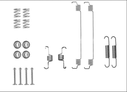 HELLA 8DZ 355 206-051 Zubehörsatz, Bremsbacken - X0263 - Bremssystem: Bosch - für u.a. NISSAN HELLA 8DZ 355 206-051 Zubehörsatz, Bremsbacken - X0263 - Bremssystem: Bosch - für u.a. NISSAN von Hella