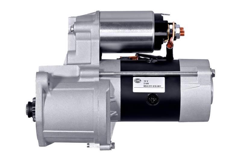 HELLA 8EA 011 610-901 Starter/Anlasser - 12V - 2kW - für u.a. Mitsubishi Pajero II (V3_W, V2_W, V4_W) von Hella