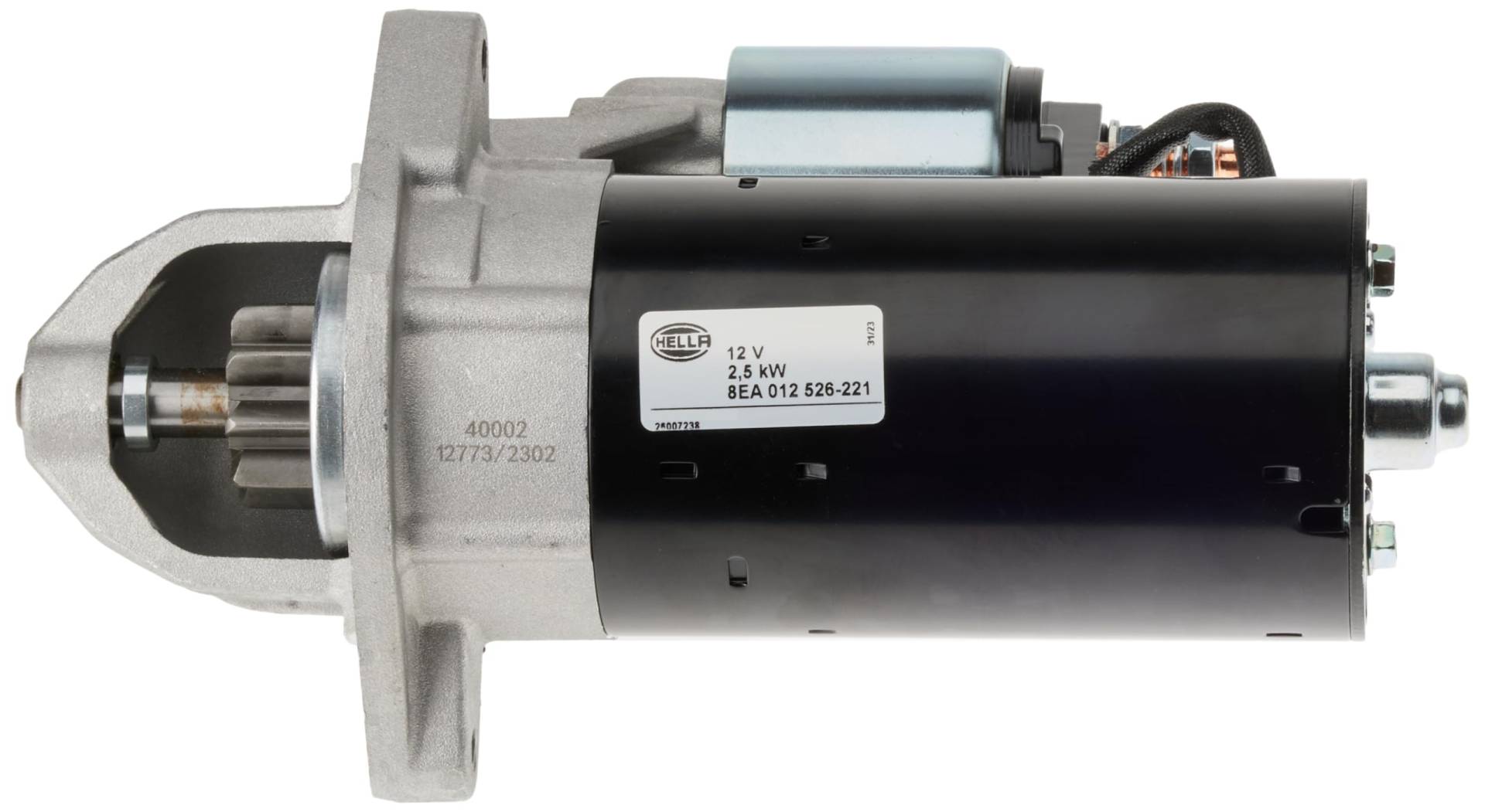 HELLA - Starter/Anlasser - 12V - 2.5kW - für u.a. Fiat Ducato Chassis (250_, 290_) - 8EA 012 526-221 von Hella