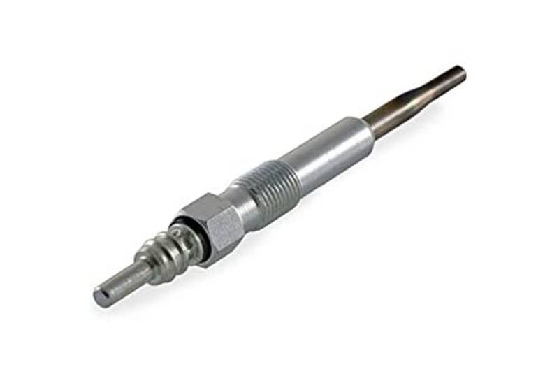 HELLA 8EG 008 498-151 Glühkerze - Schlüsselweite: 10mm - Glühkerzenausf.: nachglühfähig/Stabglühkerze - Stecker: Rundstecker, Silber von Hella