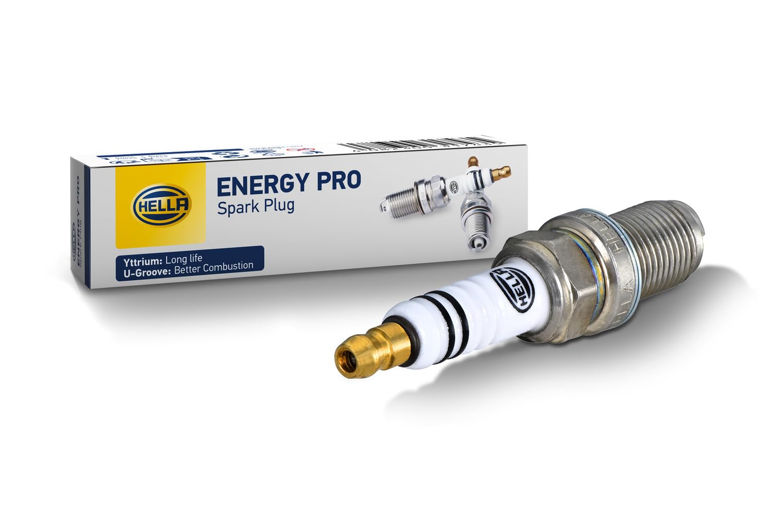 HELLA 8EH 188 704-031 Zündkerze - Energy Pro YM7RCP-11U - SW: 16 - Gewindelänge: 19mm - E.A.: 1.1mm HELLA 8EH 188 704-031 Zündkerze - Energy Pro YM7RCP-11U - SW: 16 - Gewindelänge: 19mm - E.A.: 1.1mm von Hella