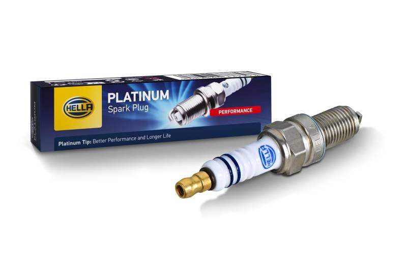 HELLA 8EH 188 705-211 Zündkerze - Platinum PFM10RC-8 - Schlüsselweite: 16 - Gewindelänge: 19mm - Elektrodenabstand: 0.8mm von Hella