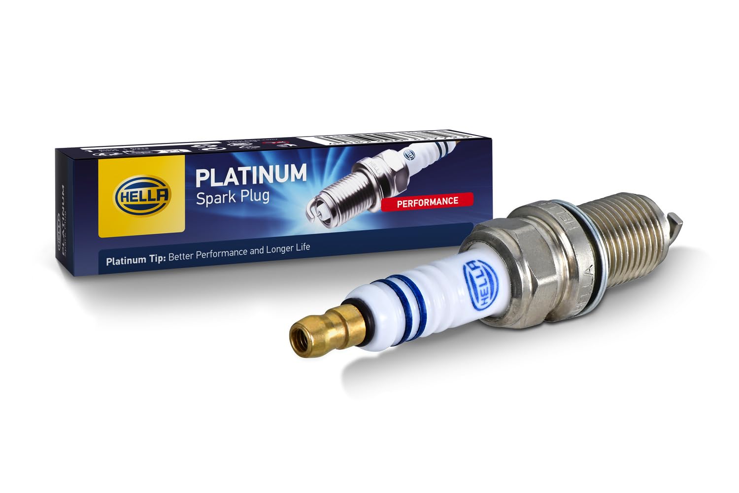 HELLA 8EH 188 705-311 Zündkerze - Platinum PM8RC5-8 - SW: 16 - Gewindelänge: 19mm - E.A.: 0.8mm HELLA 8EH 188 705-311 Zündkerze - Platinum PM8RC5-8 - SW: 16 - Gewindelänge: 19mm - E.A.: 0.8mm von Hella