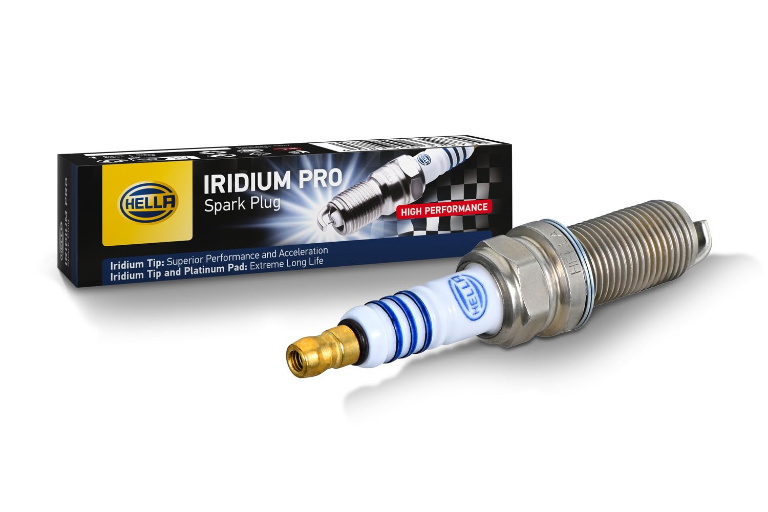 HELLA 8EH 188 706-581 Zündkerze - Iridium Pro IMJ8RC-8P - SW: 16 - Gewindelänge: 26.5mm - E.A.: 0.8mm HELLA 8EH 188 706-581 Zündkerze - Iridium Pro IMJ8RC-8P - SW: 16 - Gewindelänge: 26.5mm - E.A.: 0.8mm von Hella