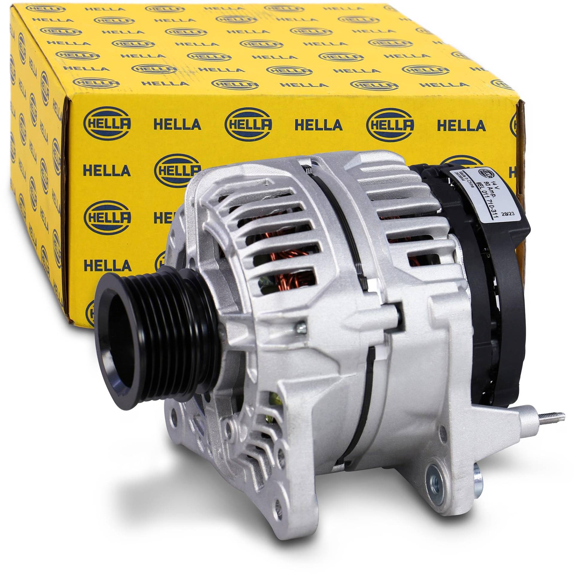 HELLA 8EL 011 710-311 Generator/Lichtmaschine - 14V - 90A - für u.a. VW Golf IV (1J1) von Hella