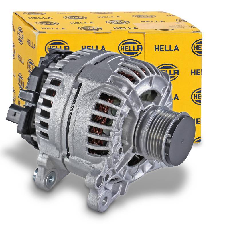 HELLA 8EL 011 710-791 Generator/Lichtmaschine - 14V - 140A - für u.a. VW Golf V (1K1) von Hella