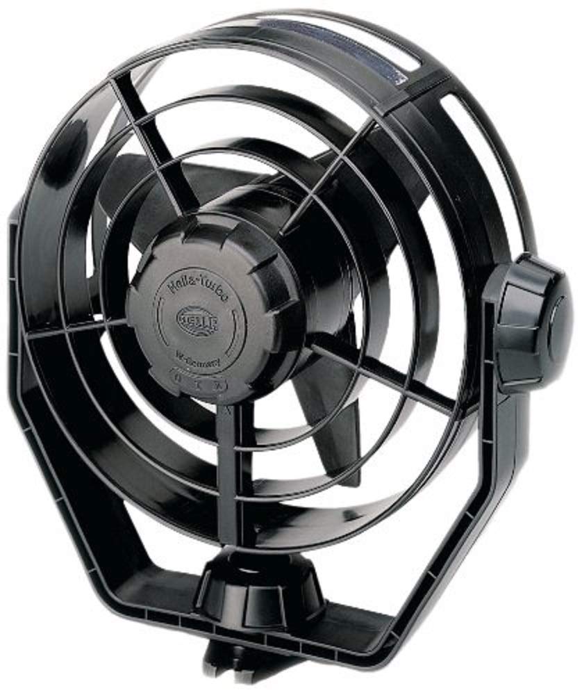 HELLA 8EV 003 361-001 Ventilator - Turbo - 12V - 6.5W - schwarz - Kabel: 1400mm von Hella