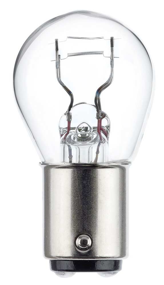 HELLA - Glühlampe - P21/4W - Standard - 12V - 4W - Sockelausführung: BAZ15d - Blister - Menge: 2 - 8GD 004 772-123 von Hella