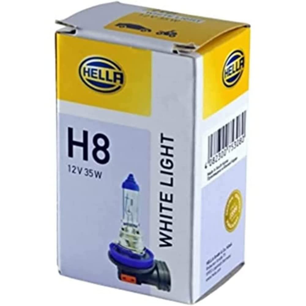 HELLA 8GH 223 498-141 Glühlampe - H8 - White light - 12V - 35W - Sockelausführung: PGJ19-1 - Schachtel - Menge: 1 HELLA 8GH 223 498-141 Glühlampe - H8 - White light - 12V - 35W - Sockelausführung: PGJ19-1 - Schachtel - Menge: 1 von Hella