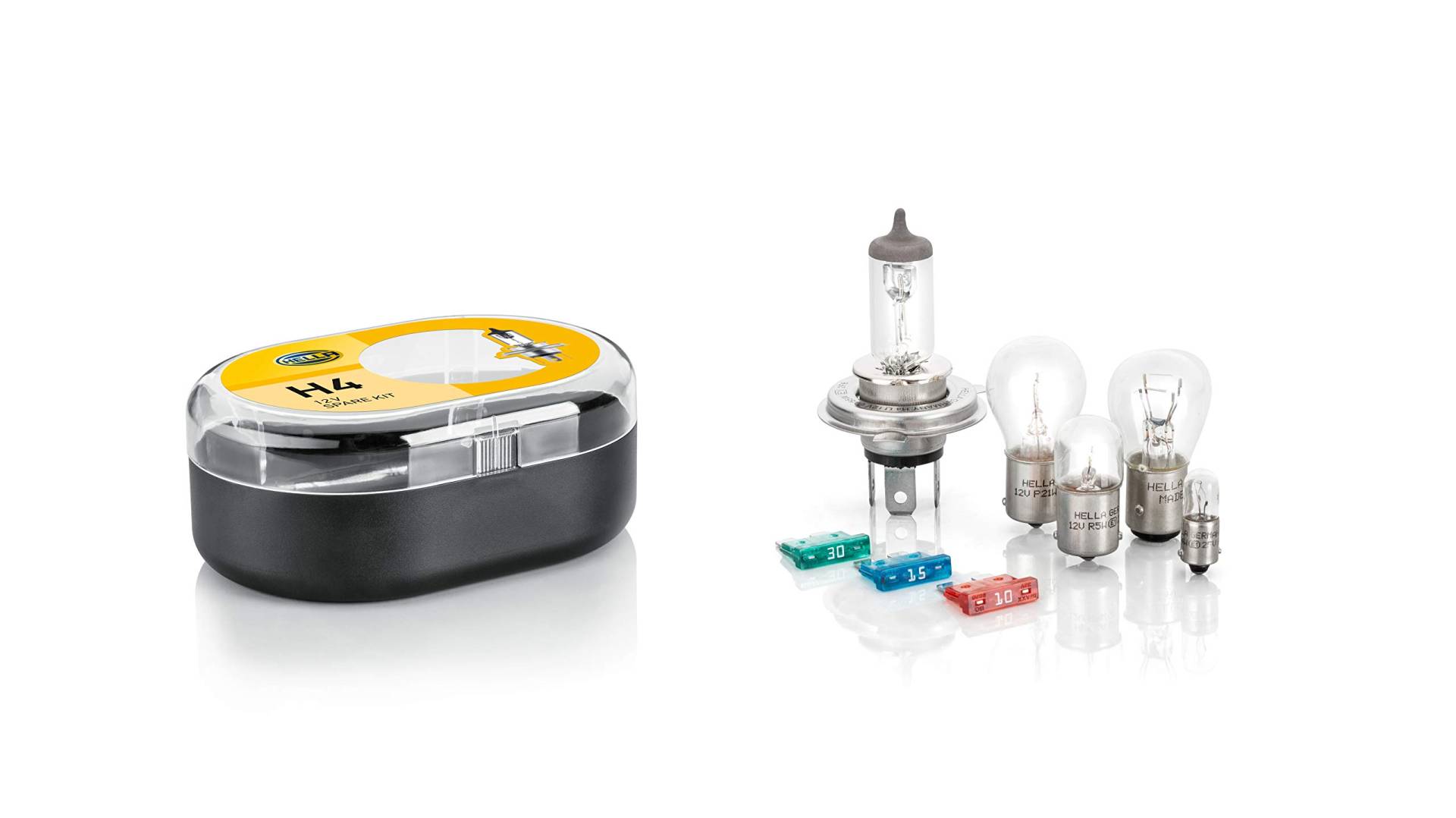 HELLA H4-Glühlampensortiment - 12V - Box - 8GJ 002 525-913 HELLA H4-Glühlampensortiment - 12V - Box - 8GJ 002 525-913 von Hella