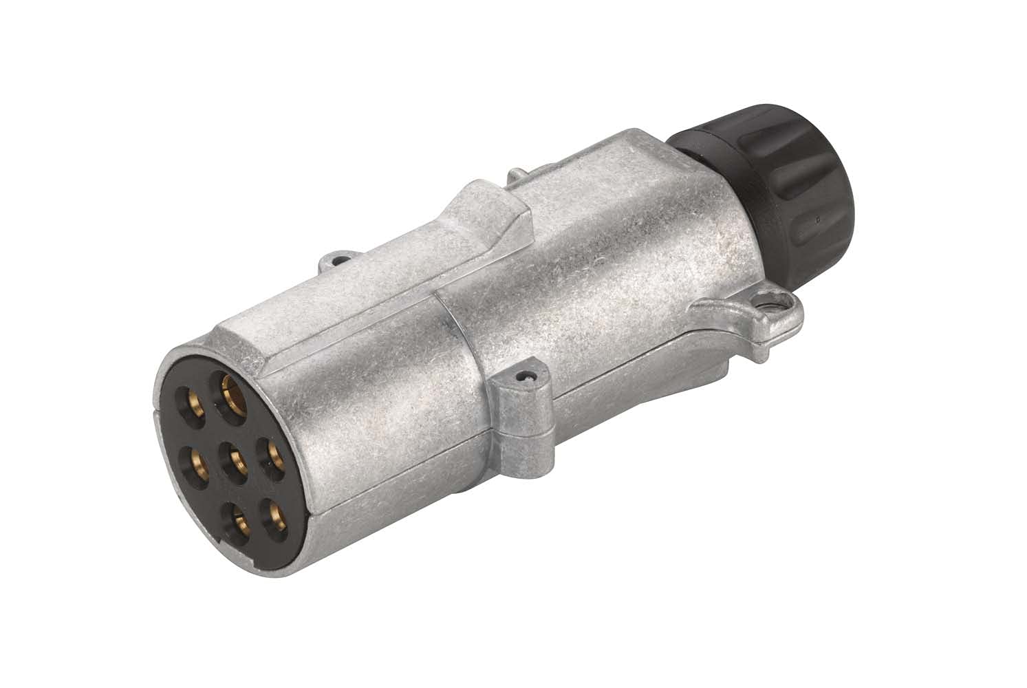 HELLA Stecker - 24V - 7-polig - mit Kabelverschraubung - Aluminium - silber - DIN/ISO: 1185 N-Typ - Menge: 10 - 8JA 003 831-001, 7 Schraubanschlüsse HELLA Stecker - 24V - 7-polig - mit Kabelverschraubung - Aluminium - silber - DIN/ISO: 1185 N-Typ - Menge: 10 - 8JA 003 831-001, 7 Schraubanschlüsse von Hella
