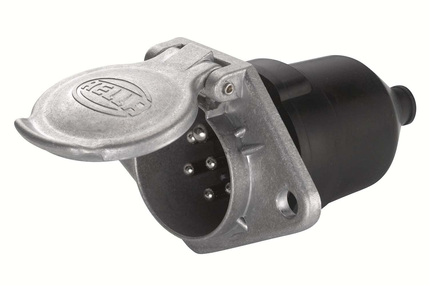HELLA 8JB 003 833-011 Steckdose - 24V - 7-polig - Stecker: Flachstecker - Metall - DIN/ISO: 1185 HELLA 8JB 003 833-011 Steckdose - 24V - 7-polig - Stecker: Flachstecker - Metall - DIN/ISO: 1185 von Hella