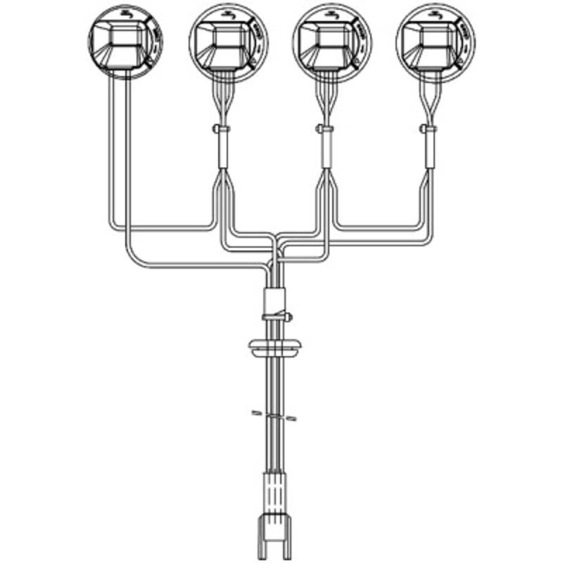 HELLA 8KA 155 372-001 Kabelsatz, Scheinwerfer von Hella